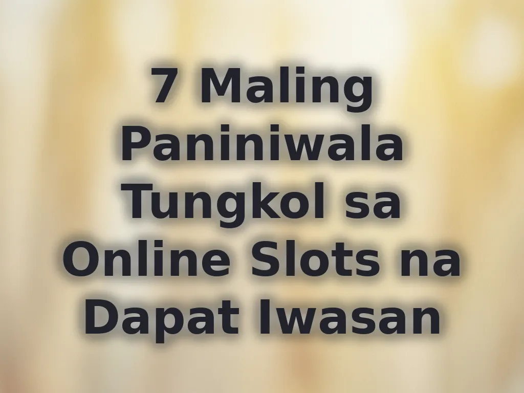 Online Gambling Myths